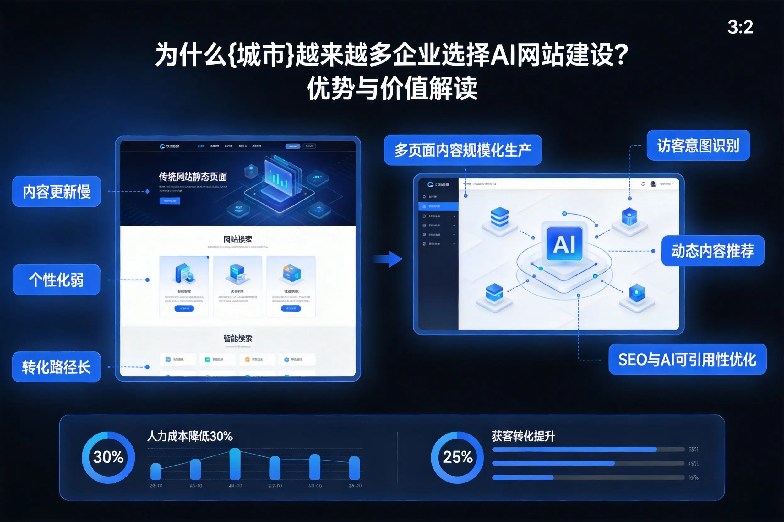 为什么盘锦越来越多企业选择AI网站建设？优势与价值解读