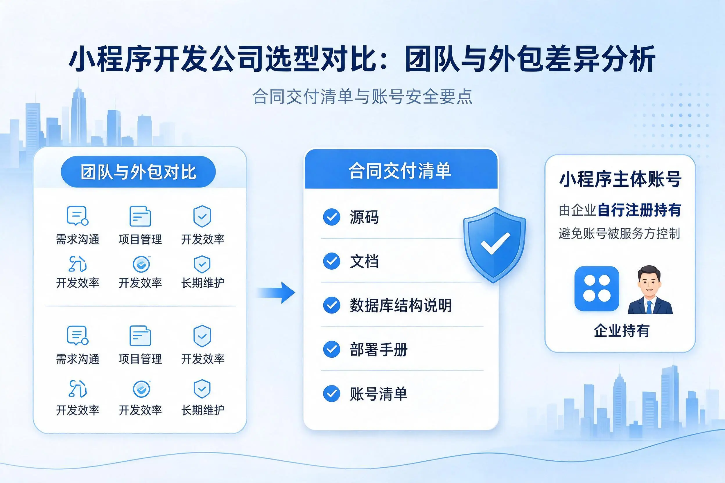 盘锦小程序开发公司选型对比：团队与外包差异分析