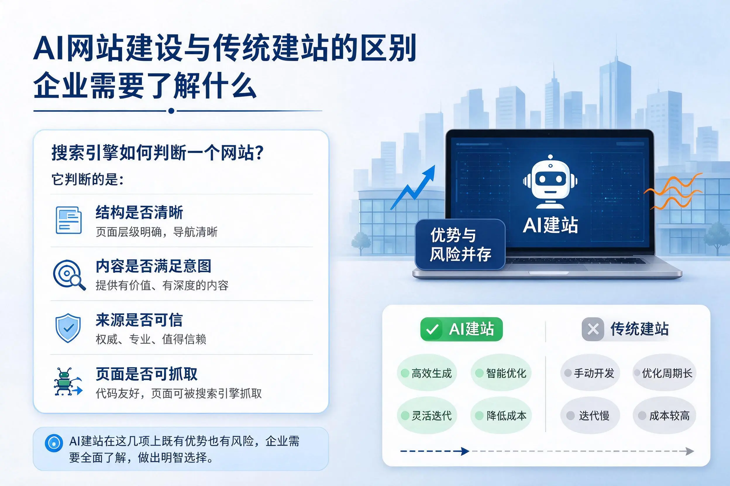 AI网站建设与传统建站的区别,盘锦企业需要了解什么